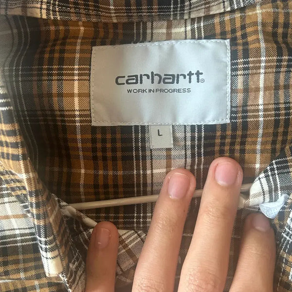 [BUNJANG] Carhartt WIP Checkered Shirt / 칼하트 WIP 체크셔츠 L