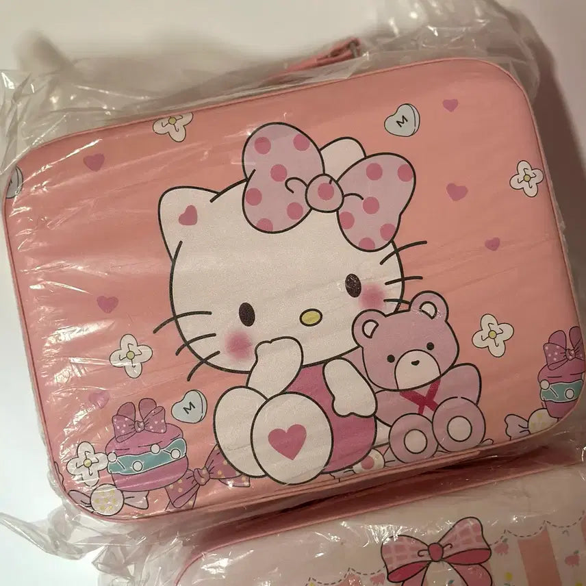 [BUNJANG] Hello Kitty Makeup Box Cosmetic Pouch / 헬로키티 메이크업박스/화장품파우치