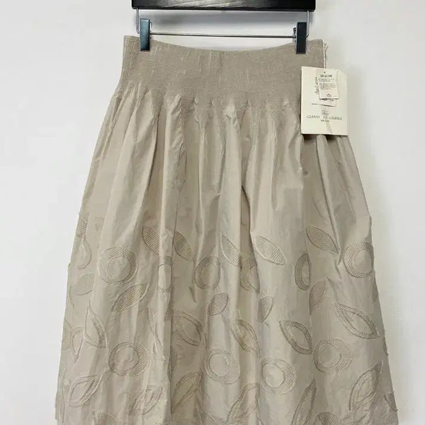 [BUNJANG] GIANNI LO GIUDICE MILANO Vintage Pattern Flare Skirt / 빈티지 GIANNI LO GIUDICE MILANO 패턴 플레어 스커트