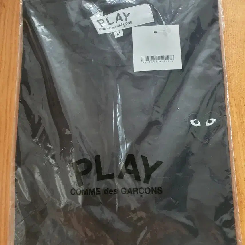 [BUNJANG] Comme des Garçons Play Black Short Sleeve T-Shirt Size M / 플레이 꼼데가르송 반팔티 블랙 M사이즈