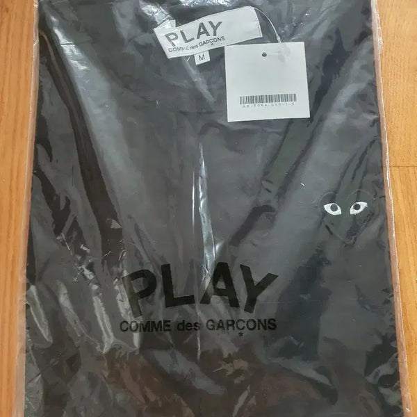 [BUNJANG] Comme des Garçons Play Black Short Sleeve T-Shirt Size M / 플레이 꼼데가르송 반팔티 블랙 M사이즈