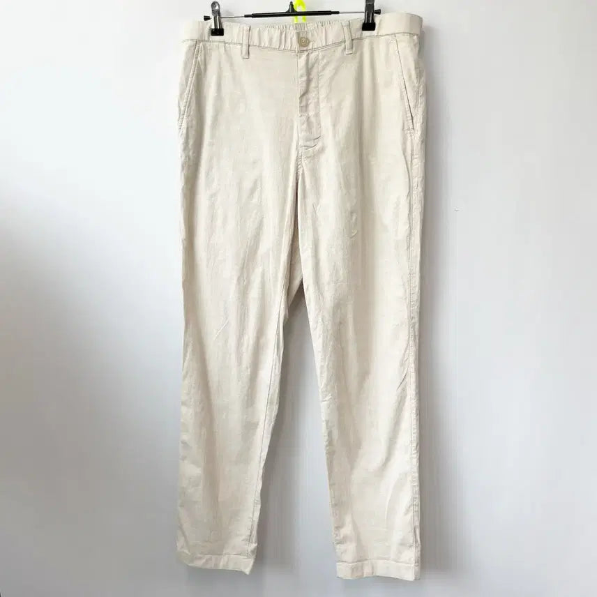 [BUNJANG] Uniqlo Men's Cotton Linen Pants L / 유니클로 남성 면마바지 L