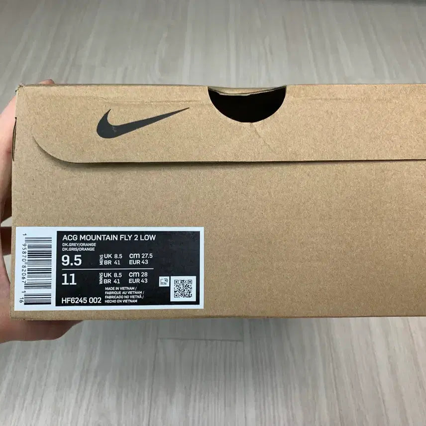 [BUNJANG] Nike ACG Mountain Fly 2 Low Light Grey/Orange / 나이키 ACG 마운틴 플라이 2 로우 275