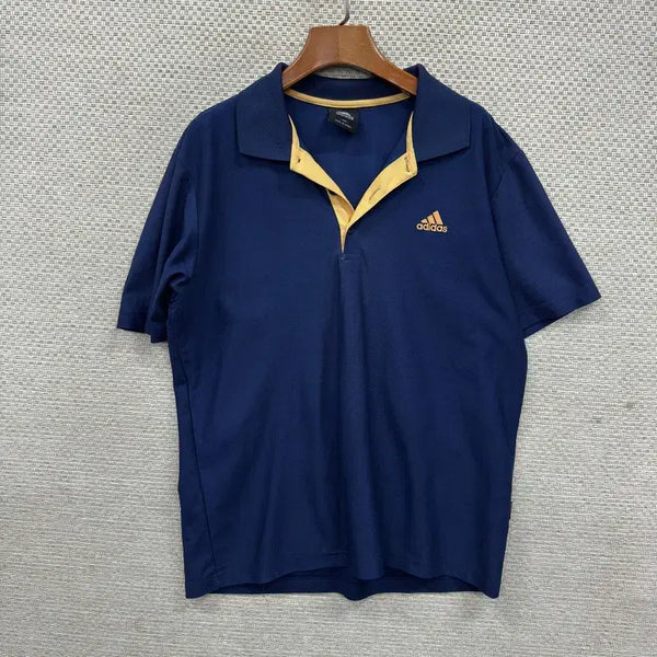 [BUNJANG] Adidas Half-Sleeve Polo T-Shirt Size 100 / 아디다스 반팔카라티 100 D02802