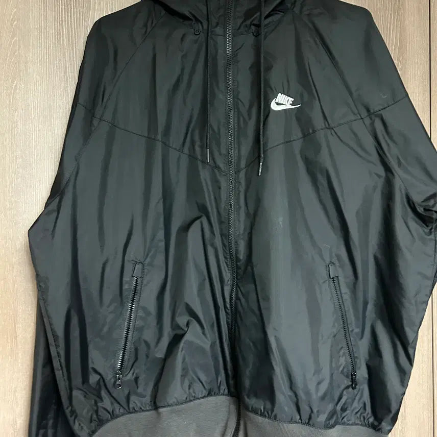 [BUNJANG] Nike Windrunner Windbreaker Black L / 나이키 윈드러너 바람막이 블랙 L