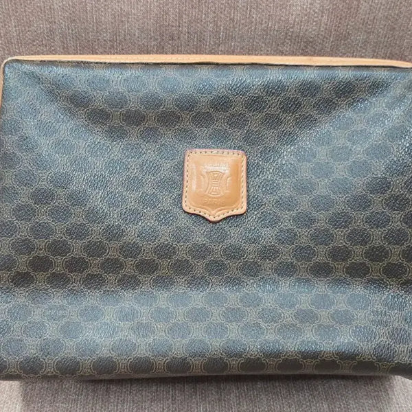 [BUNJANG] Celine Vintage Macadam Triomphe Pouch / Clutch Bag / 셀린느 빈티지 마카담 트리오페 파우치 / 클러치백