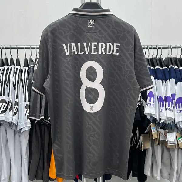 [BUNJANG] Real Madrid 24/25 Third Kit Valverde #8 Jersey / 24/25 레알 마드리드 써드 NO.8 발베르데 유니폼