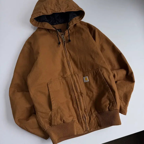[BUNJANG] Carhartt Dearborn Canvas Brown Active Jacket / Carhartt  칼하트 디어본 캔버스 브라운 액티브 자켓