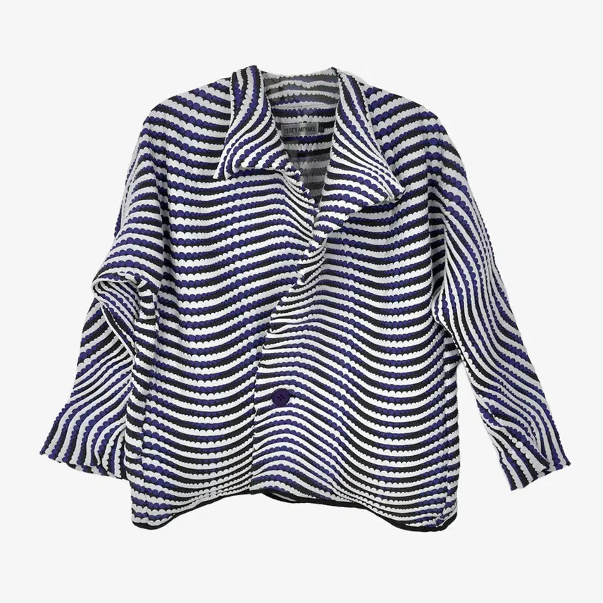 [BUNJANG] Issey Miyake Pleats Wave Jacket Size 2 / 이세이미야케 플리츠 웨이브 자켓 2 사이즈 CP45420H