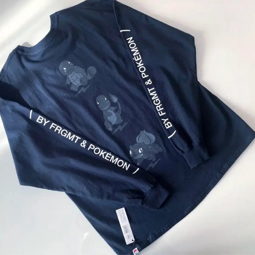 [BUNJANG] Fragment Thunderbolt Long Sleeve T-Shirt - XL / 포켓몬 프라그먼트 썬더볼트 긴팔티셔츠 인피니트 김명수 엘 해린 맨투맨