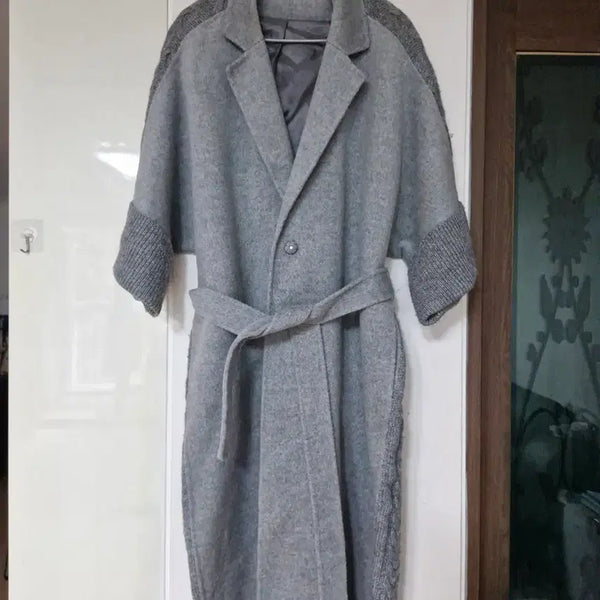 [BUNJANG] Cashmere Wool Blend Coat / 택포)캐시미어 울 혼방 코트