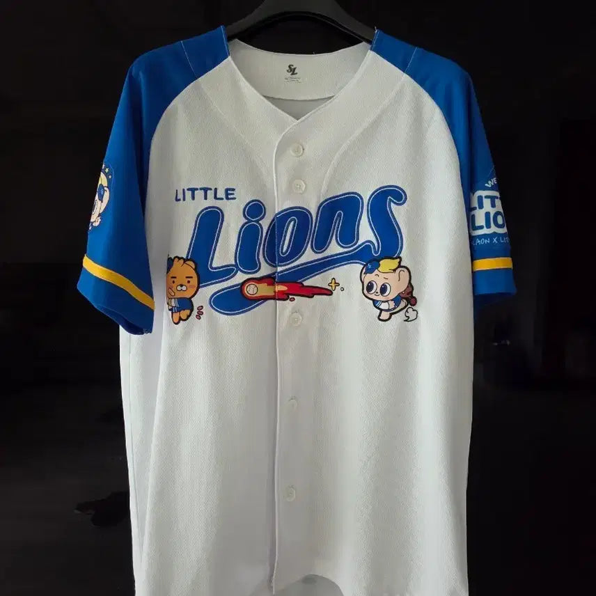 [BUNJANG] Samsung Lions Kids Uniform with Hat Set - Size 13 / 삼성  리틀 라이온즈 키즈 유니폼 13  모자세트