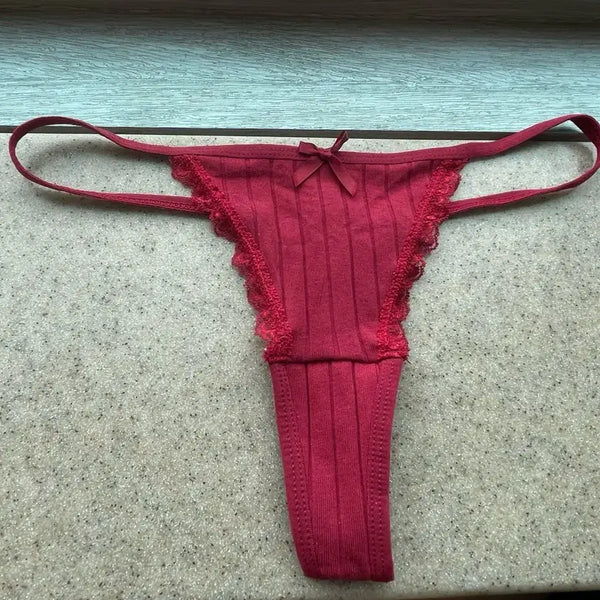 [BUNJANG] Women's Mini Cutie Red Panties (Used) / (중고) 여성팬티 미니큐티 레드