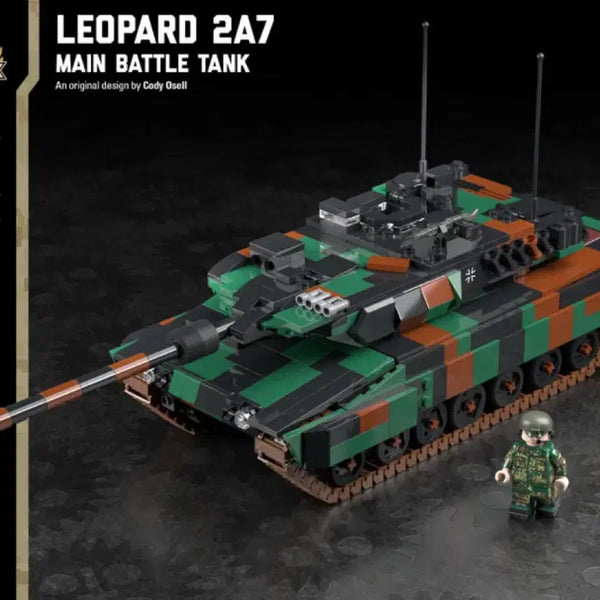 [BUNJANG] Brickmania German Leopard 2A7 Tank Model / 밀리터리 레고 브릭매니아 독일 전차 레오파드 2A7 판매합니다