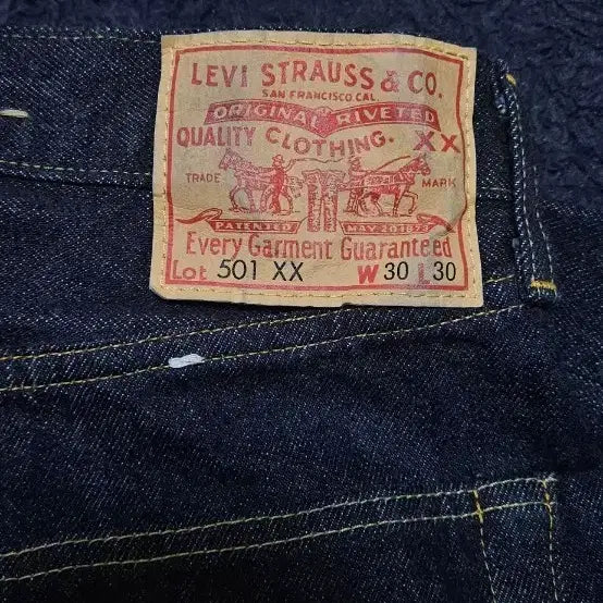 [BUNJANG] Levi's 55501 Rinsed Japan Made Jeans / (1회착) lvc 55501 린스드 30/30 일본제조