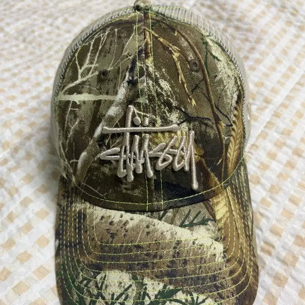 [BUNJANG] Stussy Camouflage Pattern Ball Cap / 스투시 볼캡