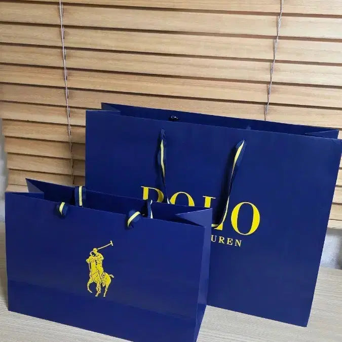 [BUNJANG] Polo Ralph Lauren Shopping Bags (Set of 2) / 폴로 랄프로렌 쇼핑백 2개 팝니다.