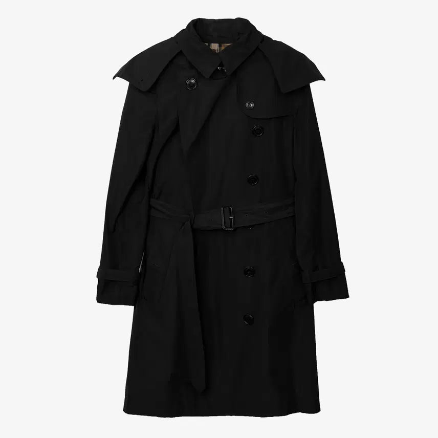 [BUNJANG] Burberry Kensington Trench Coat Black 8006111 Size 36 / [36] 버버리 8006111 켄싱턴 트렌치 코트 블랙 NUN2QF2T