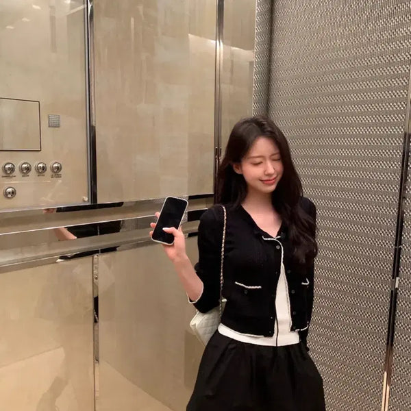 [BUNJANG] Le Plain Pino Skirt Black S / 르플레인 피노 스커트 블랙 s