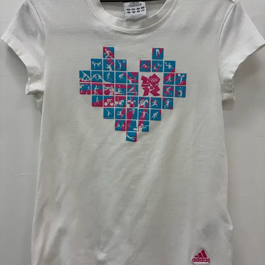 [BUNJANG] Adidas London Olympics Commemorative T-Shirt White / 아디다스 런던 올림픽 기념 티셔츠 화이트