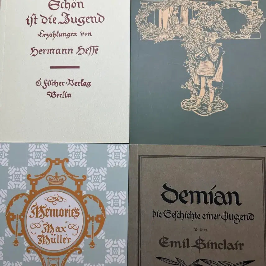 [BUNJANG] Hermann Hesse Demian, Romeo and Juliet, The German's Love, Beautiful Youth First Edition Set / 데미안, 로미오와 줄리엣, 독일인의 사랑, 청춘음 아름다워 초판본