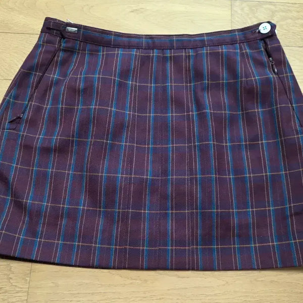 [BUNJANG] Women's Spring/Autumn School Uniform Skirt (Size 68, Summer Middle School) / 예쁜 여자교복 춘추용 교복짧치(68, 하계중)