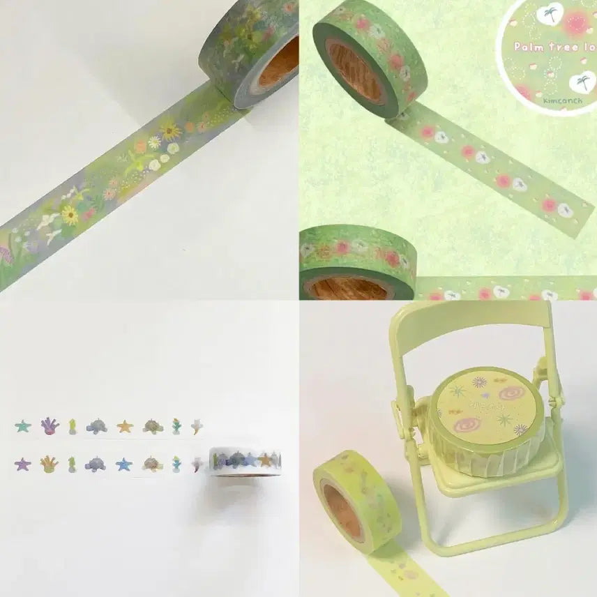 [BUNJANG] Kim Konchi Discontinued Washi Tape Set (4 types) / 김콘치 단종마테 4종 일괄띵 마테띵 다꾸 마테