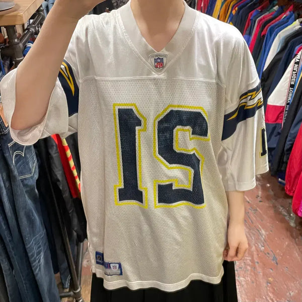 [BUNJANG] HI NFL Short Sleeve Jersey White / [HI] NFL 반팔져지 화이트