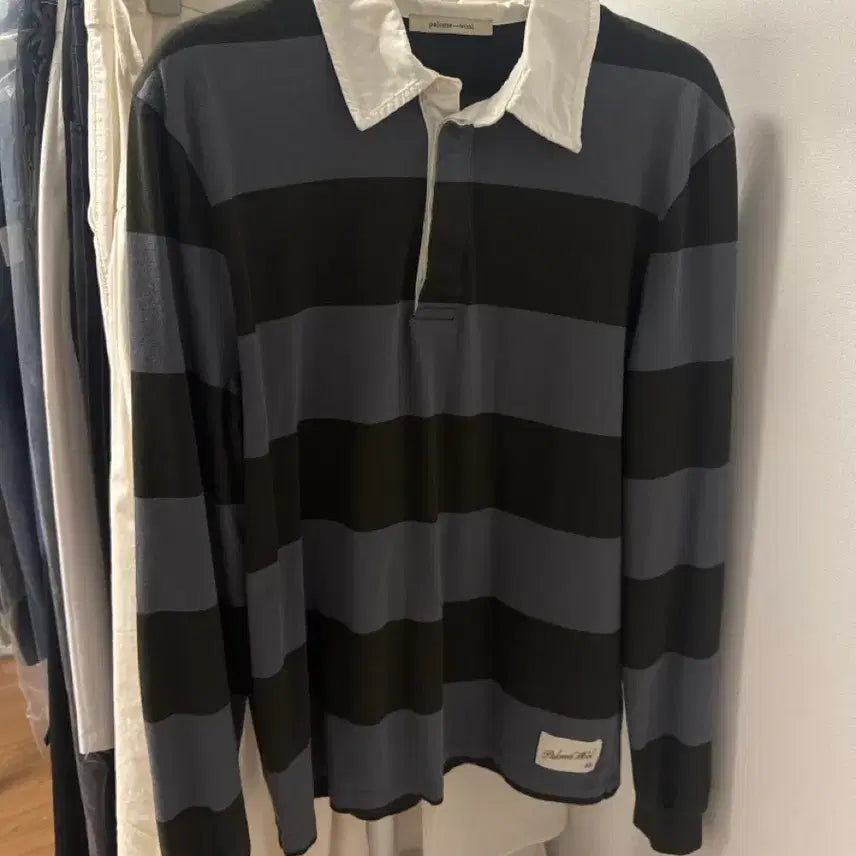 [BUNJANG] Paloma Wool Rugby T-Shirt / 팔로마울 럭비티셔츠