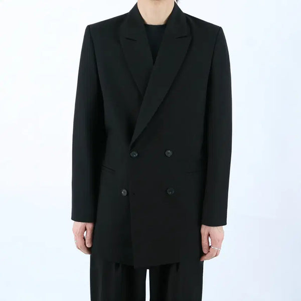 [BUNJANG] ROLF Men's Double Overfit Jacket / 롤프 남성 남자 더블 오버핏 자켓 마이 정장 수트 양복 캐주얼 세미 루즈핏