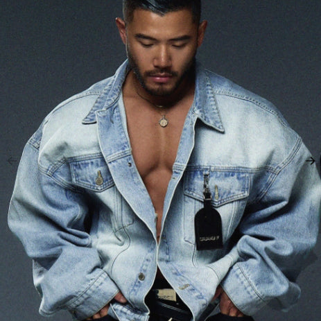 [BUNJANG] OUTOF Tag Denim Jacket / [3]아웃오브 테그 데님 자켓 OUTOF Tag Denim Jacket