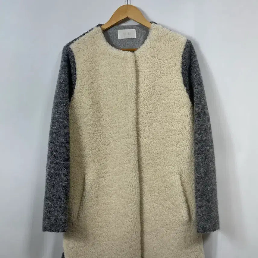 [BUNJANG] SJSJ Fleece Jacket Coat / SJSJ 플리스 자켓 코트 90