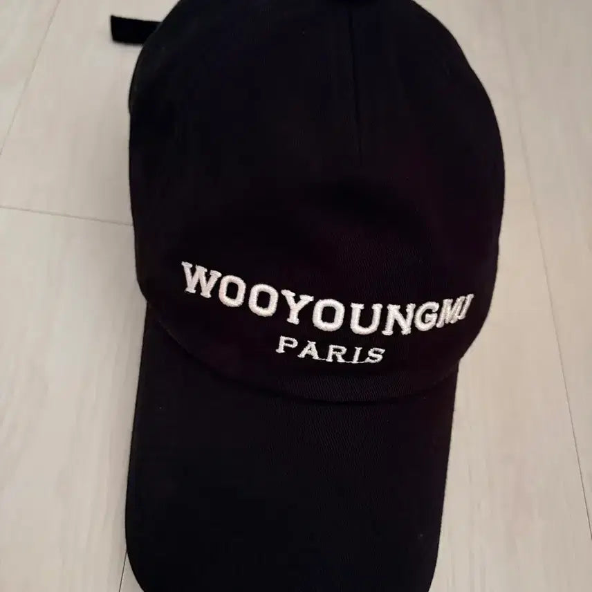 [BUNJANG] Wooyoungmi Paris Ball Cap Black / (새상품) 우영미 모자 파리 볼캡 블랙