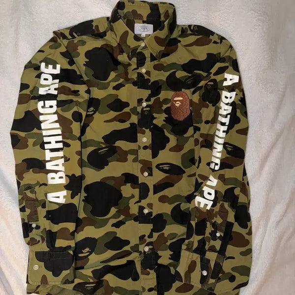[BUNJANG] A Bathing Ape 1st Camo Military Shirt / 베이프/퍼스트 카모 밀리터리 셔츠
