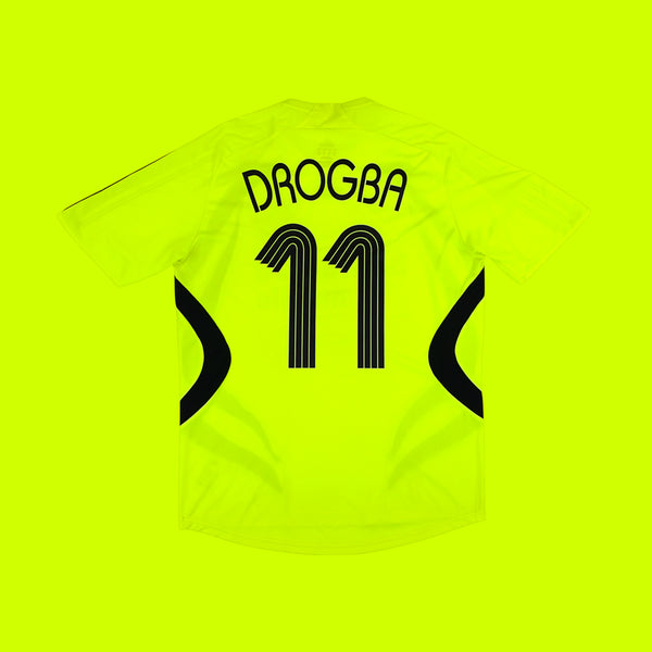 [BUNJANG] Adidas Chelsea FC 07/08 Champions League Away Jersey Didier Drogba #11 Men's Medium / 정품 아디다스 첼시 유니폼 07 08 챔스 원정 디디에 드록바 11 해외 M