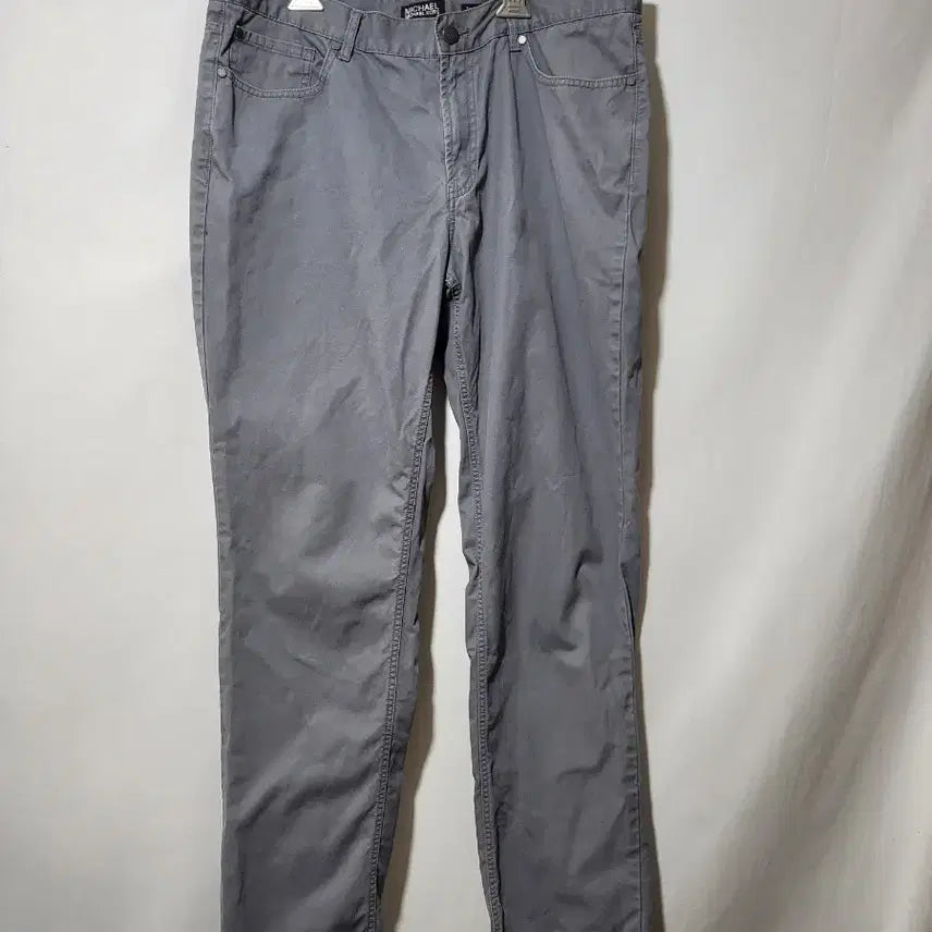 [BUNJANG] Michael Kors Tapered Fit Cotton Pants Grey Size 34 / 마이클코어스 테이퍼드핏 팬츠 정품 34