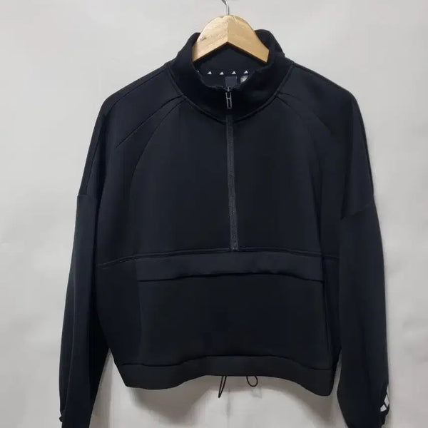 [BUNJANG] Adidas Functional Crop Half-Zip Top M / 아디다스 기능성 크롭 반집업 M