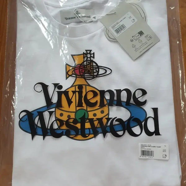 [BUNJANG] Vivienne Westwood Oversized Logo T-Shirt White XL / 비비안웨스트우드 오버사이즈 로고 티셔츠 화이트 XL