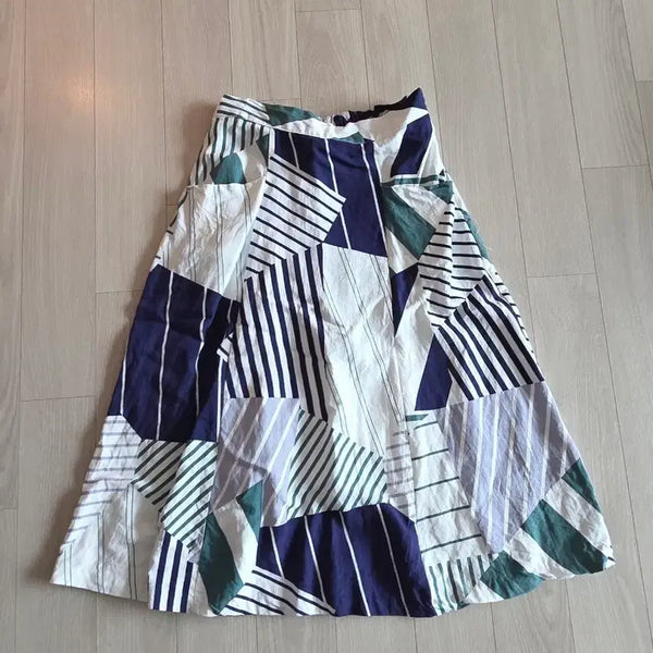 [BUNJANG] Patchwork Long Skirt / 패치워크 스커트
