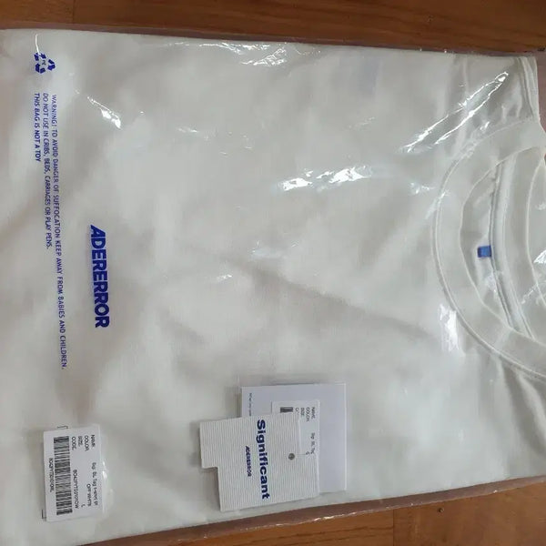 [BUNJANG] Ader Error Short Sleeve T-Shirt White L / 아더에러 반팔 티셔츠 화이트 L
