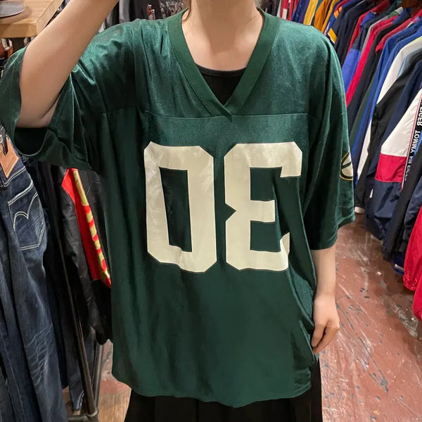 [BUNJANG] NFL Short Sleeve Jersey Green XL / [HI] NFL 반팔져지 그린