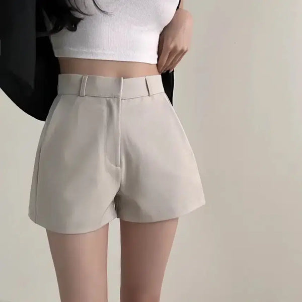 [BUNJANG] Summer Clip Half Shorts - Beige (M) / 여름클립하프반바지