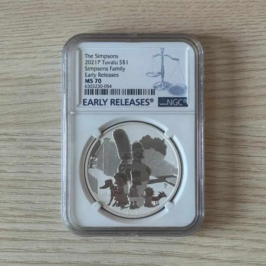 [BUNJANG] 2021 Tuvalu The Simpsons Silver Coin 1oz / 2021 투발루 심슨 은화 1oz
