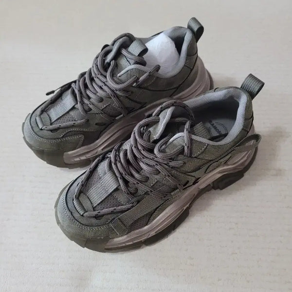 [BUNJANG] McJustin Gray Chunky Sneakers - Size 230 / 맥저스틴 그레이 어글리슈즈 230 새상품