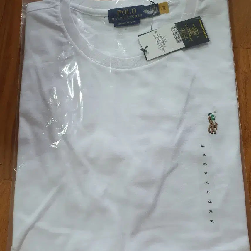 [BUNJANG] Polo Ralph Lauren Custom Slim Fit T-Shirt White XL / 폴로 랄프로렌 커스텀 슬림핏 반팔티 화이트 XL