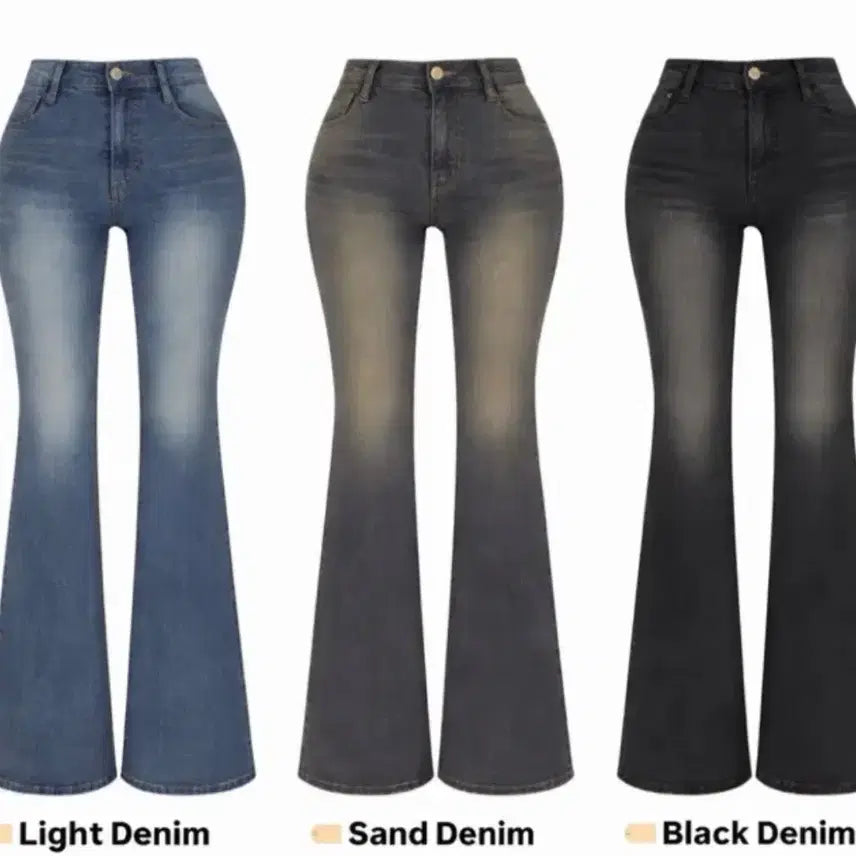 [BUNJANG] Mute U Basic Black XS Bootcut Washed Denim Pants / 거의새거)블랙 베이직xs 뮤트유 블러워싱 몸매보정 부츠컷 데님팬츠 청바지 에이블리 지그재그