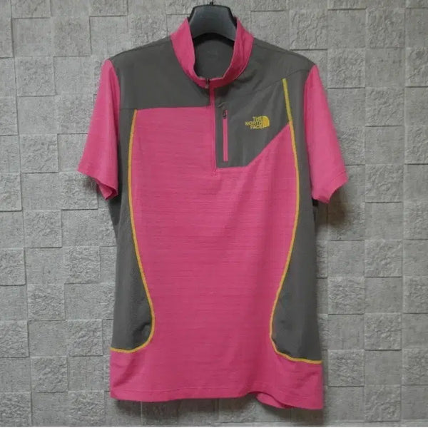 [BUNJANG] The North Face Women's Half-Zip T-Shirt / 노스페이스 여성 반집업 티셔츠