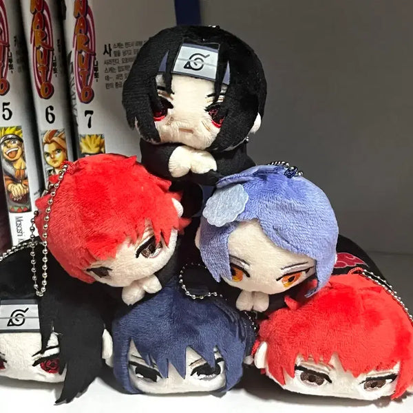 [BUNJANG] Naruto Itachi, Sasuke, Sasori, Konan Hug Chara Plush Set / 나루토) 이타치,사스케,사소리,코난 허그캬라 누이 인형 일괄