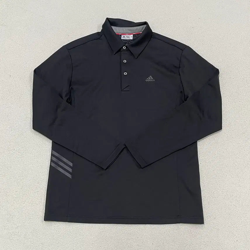 [BUNJANG] Adidas XL Spandex Functional Long Sleeve Polo Shirt / XL 아디다스 스판 기능성 롱슬리브 폴로 셔츠 0721