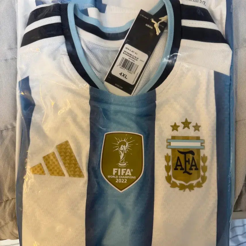[BUNJANG] Adidas Argentina Home Authentic Jersey (4XL) / 아르헨티나 홈 어센틱 유니폼 판매 (4xl)